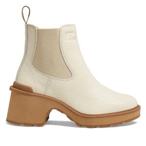 Sorel Women's Hi-Line Heel Chelsea Bleached Ceramic